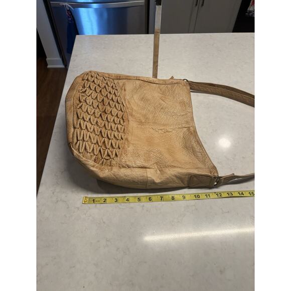 Day And Mood Slouchy Soft Woven Front Hobo Tote - Picture 12 of 16